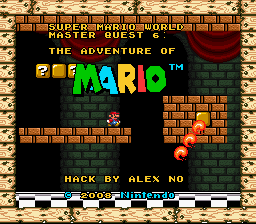 Super Mario World Master Quest 6 - The Adventure of Mario
